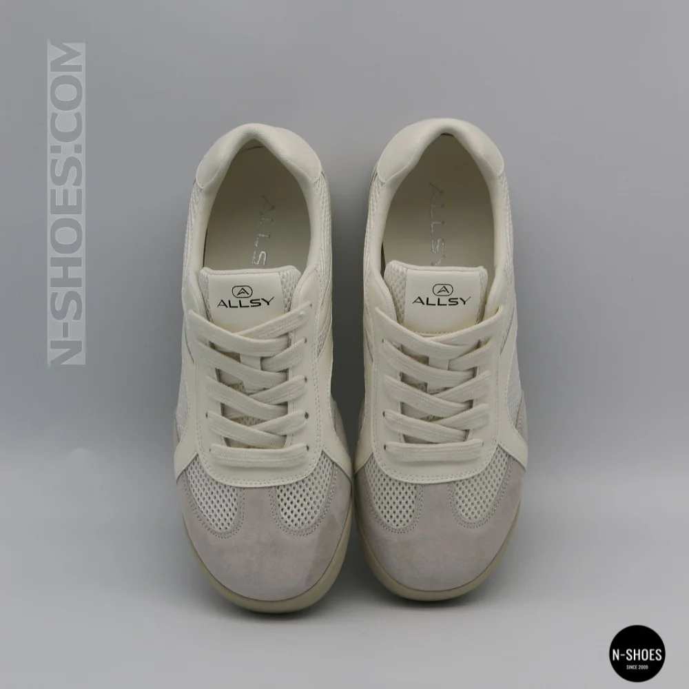 Women's White Perforated Allsy & Lonza Trainers (GAT Style)