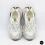 Allsy Lonza 206907 yr16-1 white-brown 6150 Fashion Sneakers for Women