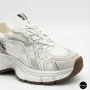 Allsy Lonza 206907 yr16-1 white-brown 6150 Fashion Sneakers for Women