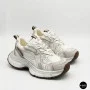 Allsy Lonza 206907 yr16-1 white-brown 6150 Fashion Sneakers for Women