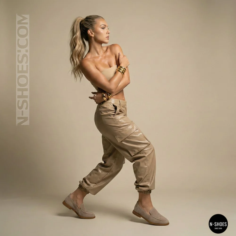 Allsy Lonza 210945 v1197-g20-9 Suede Women's Loafers