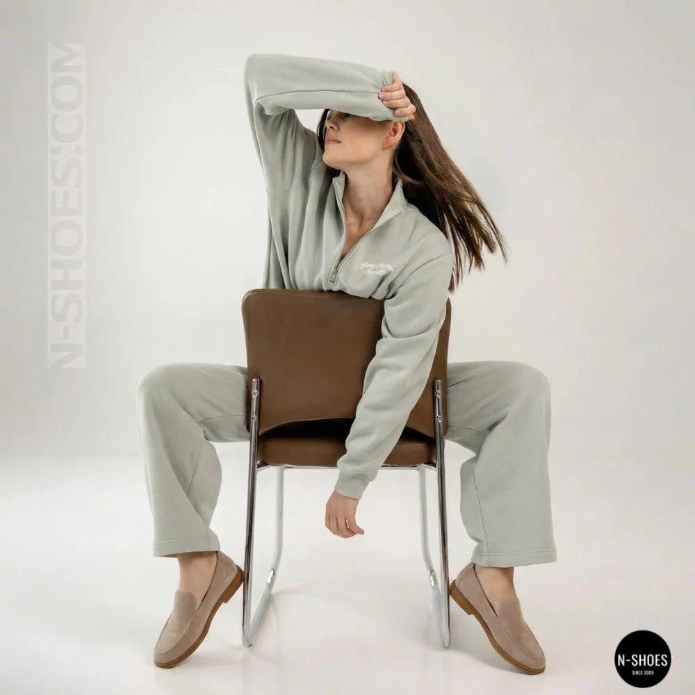 Allsy Lonza 210945 v1197-g20-9 Suede Women's Loafers