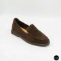 Замшеві шоколадні туфлі-лофери Allsy 210948 Lonza 212655 v1197-g20-15 brown 6152