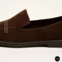Замшеві шоколадні туфлі-лофери Allsy 210948 Lonza 212655 v1197-g20-15 brown 6152