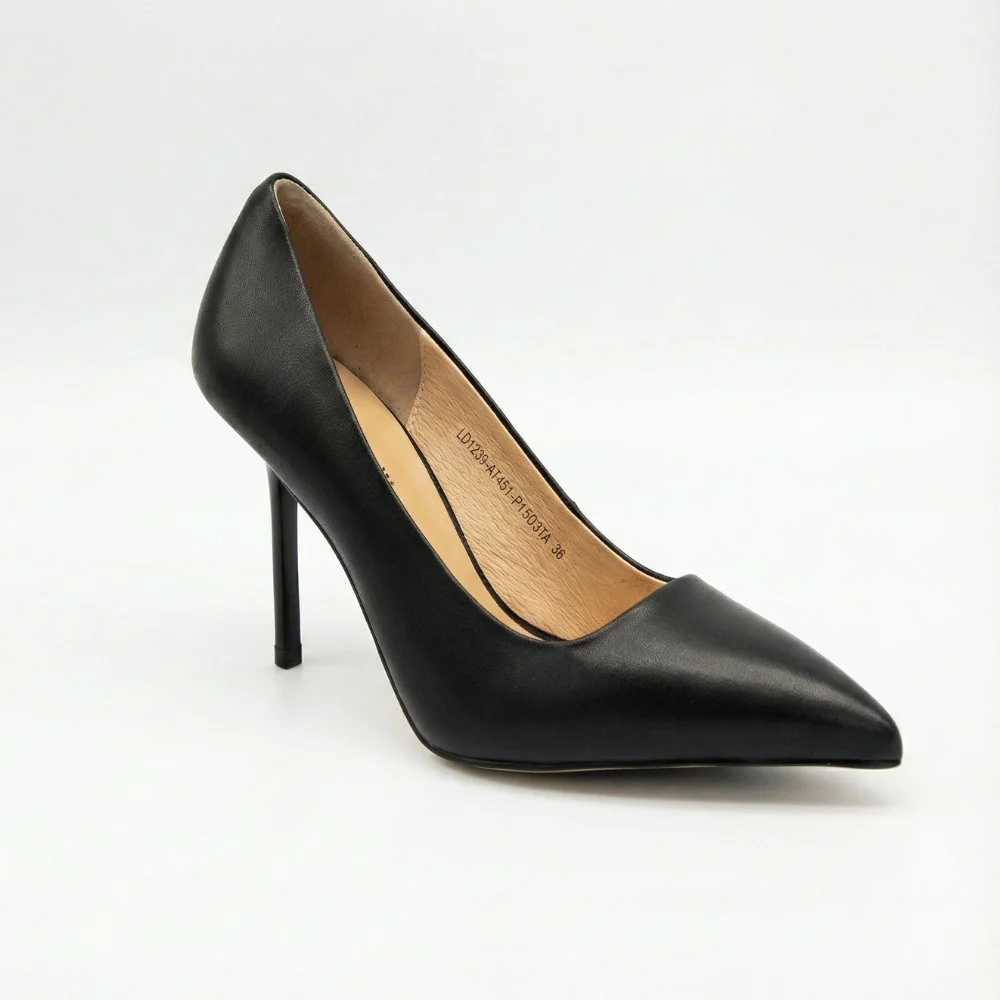 Fabio Monelli Women’s Black Stiletto Pumps