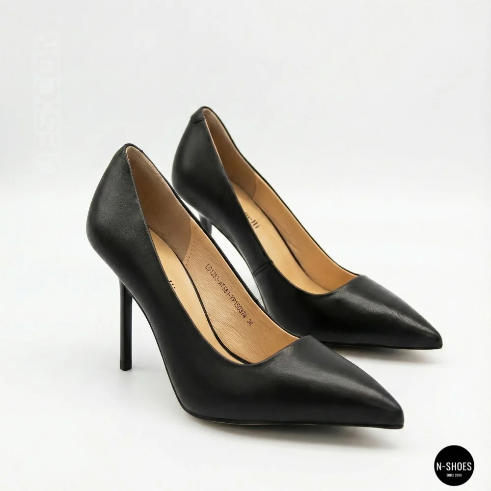 Fabio Monelli Women’s Black Stiletto Pumps