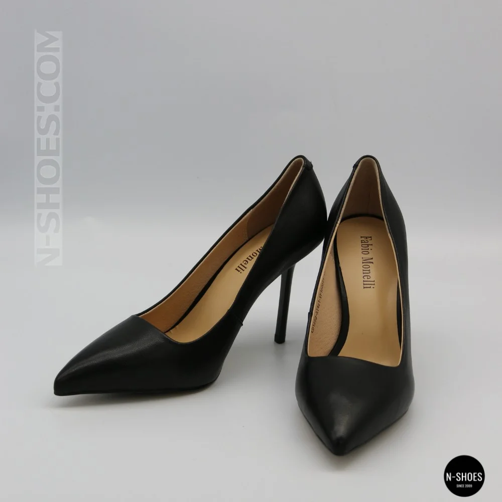 Fabio Monelli Women’s Black Stiletto Pumps