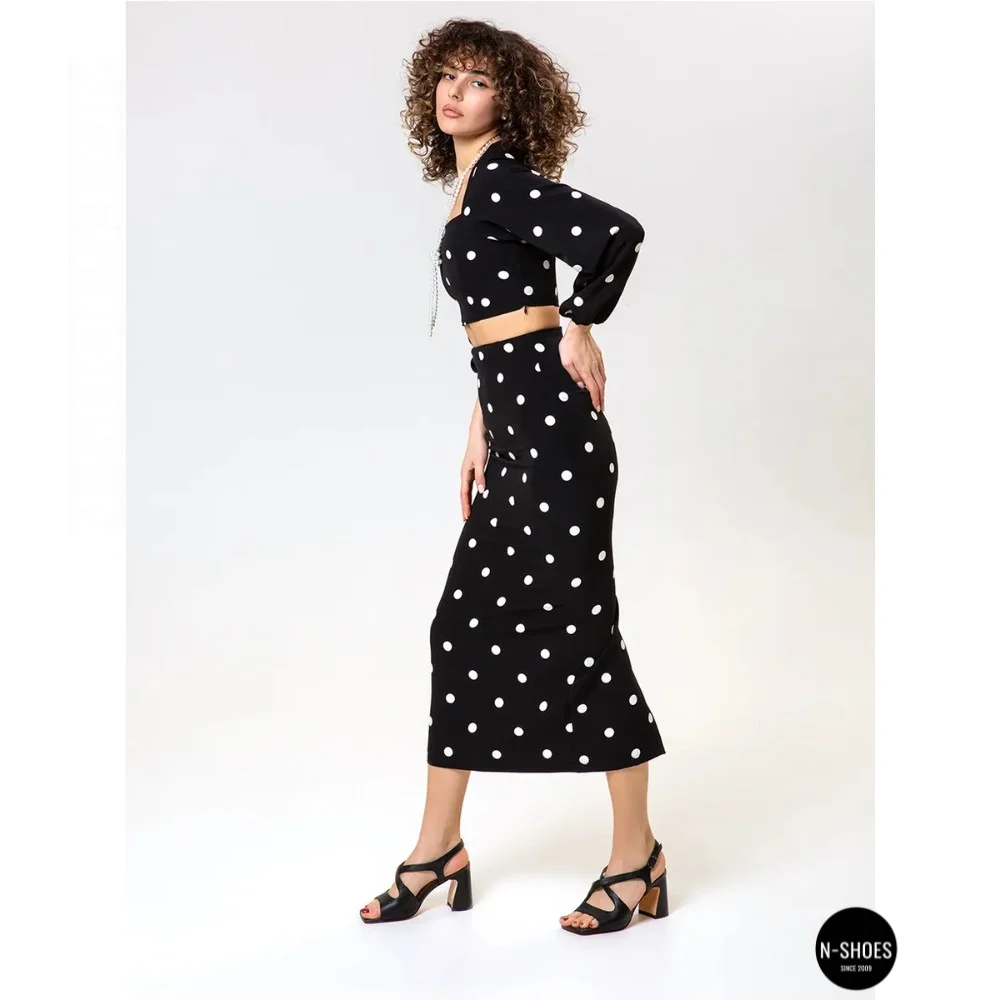 Women's Black Heeled Sandals Fabio Monelli 207708 K781-L877-P22A Black 6154