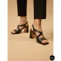 Women's Black Heeled Sandals Fabio Monelli 207708 K781-L877-P22A Black 6154