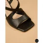 Women's Black Heeled Sandals Fabio Monelli 207708 K781-L877-P22A Black 6154
