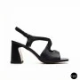 Women's Black Heeled Sandals Fabio Monelli 207708 K781-L877-P22A Black 6154