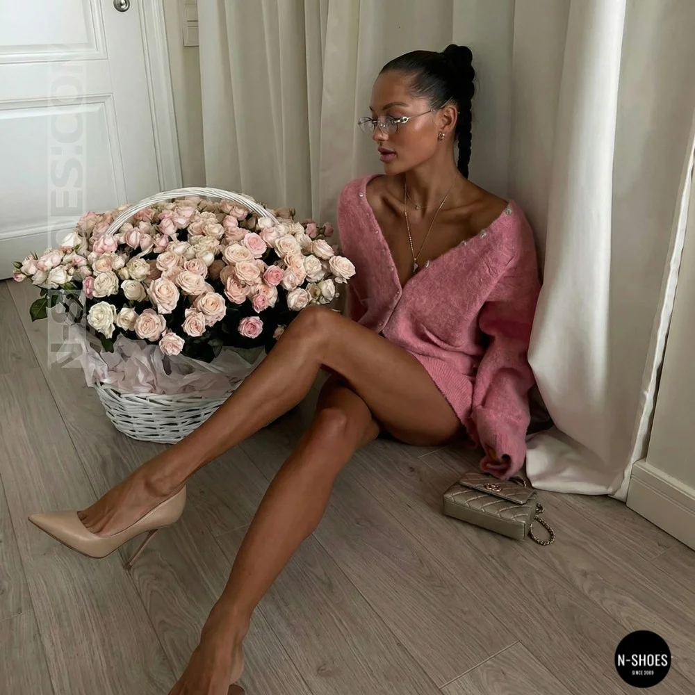 Жіночі бежеві туфлі-човники на шпильці Fabio Monelli 210787 g195-01a-y849x beige 6155