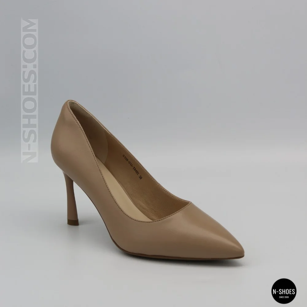 Жіночі бежеві туфлі-човники на шпильці Fabio Monelli 210787 g195-01a-y849x beige 6155