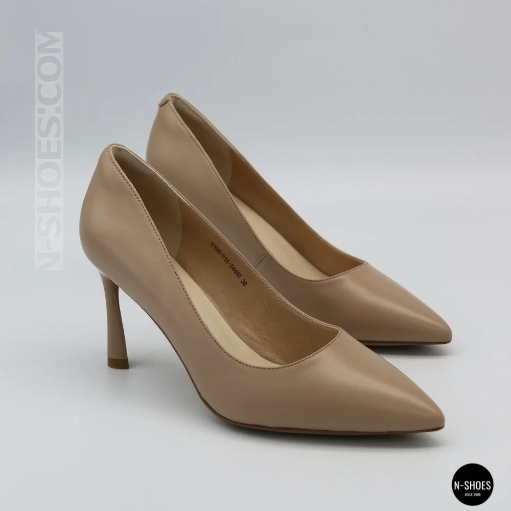 Жіночі бежеві туфлі-човники на шпильці Fabio Monelli 210787 g195-01a-y849x beige 6155