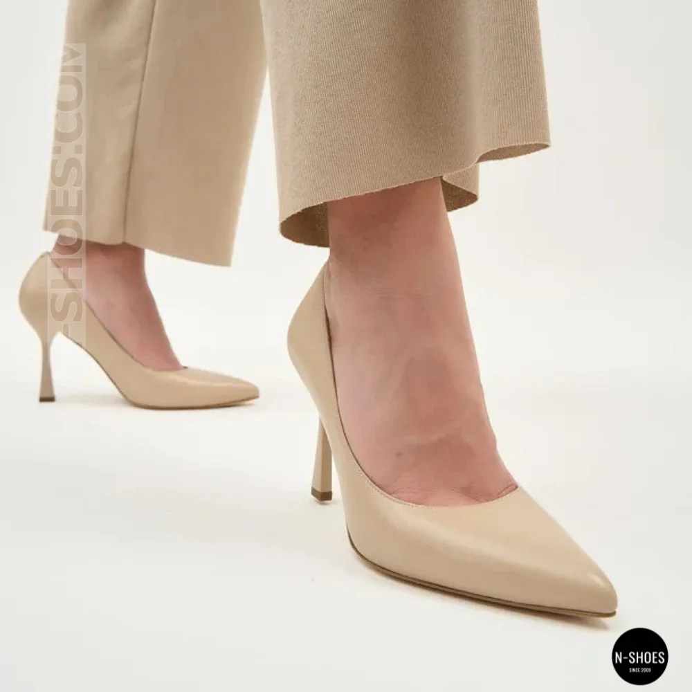 Жіночі бежеві туфлі-човники на шпильці Fabio Monelli 210787 g195-01a-y849x beige 6155