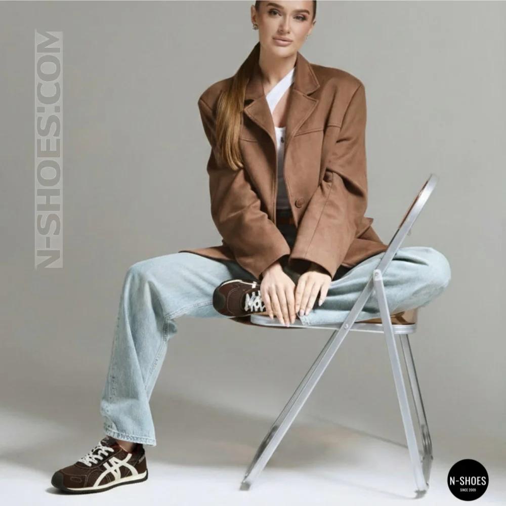 Women's Burgundy Sneakers Allsy 207870 lonza 212544 1609-3 brown 6157