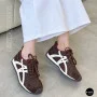 Women's Burgundy Sneakers Allsy 207870 lonza 212544 1609-3 brown 6157