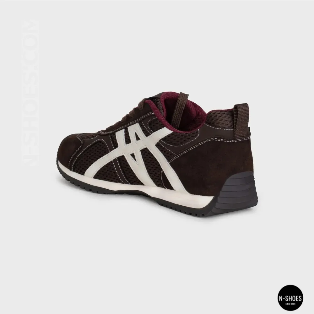 Women's Burgundy Sneakers Allsy 207870 lonza 212544 1609-3 brown 6157