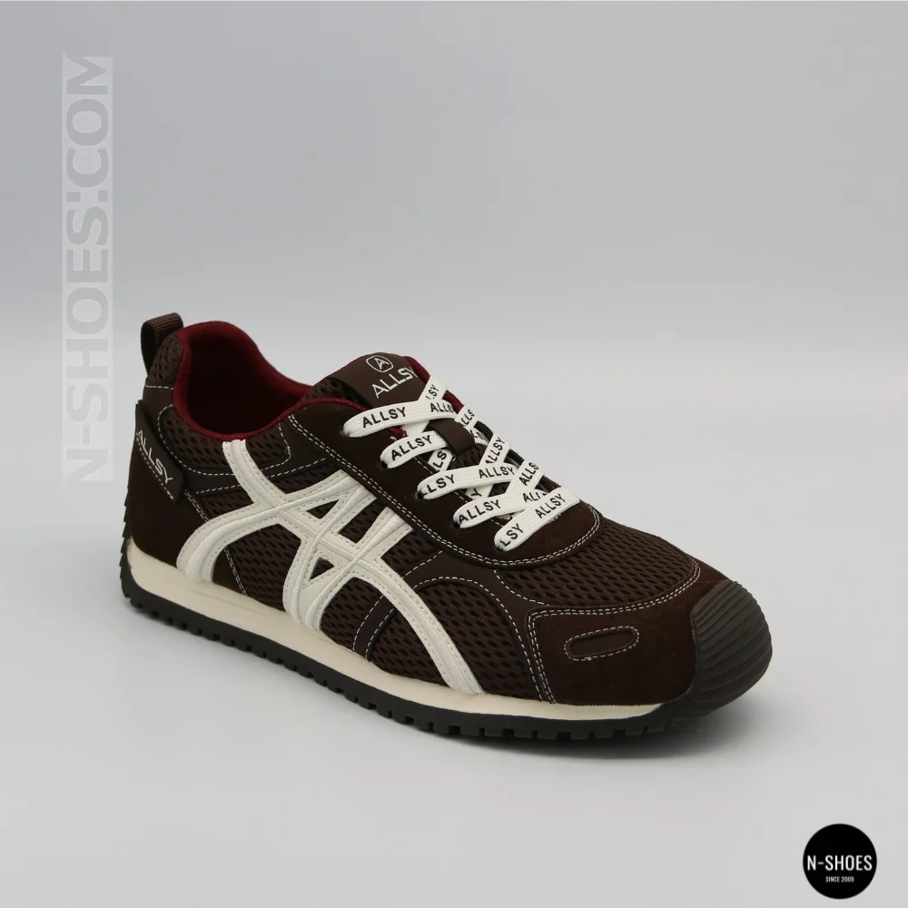 Women's Burgundy Sneakers Allsy 207870 lonza 212544 1609-3 brown 6157