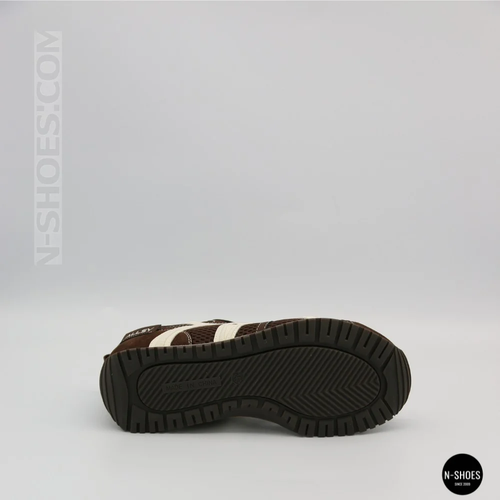 Women's Burgundy Sneakers Allsy 207870 lonza 212544 1609-3 brown 6157