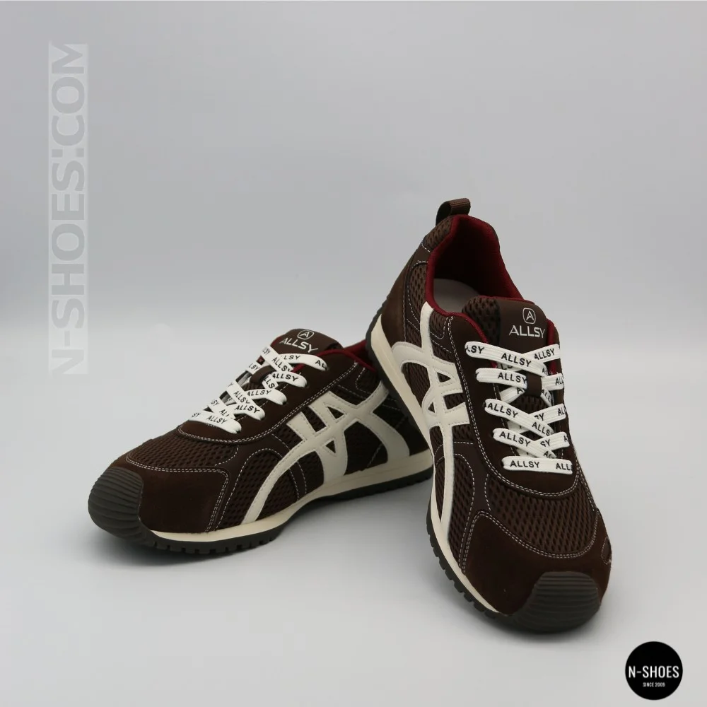Women's Burgundy Sneakers Allsy 207870 lonza 212544 1609-3 brown 6157