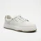 Women's white basic sneakers Allse Lonza 206754 23276 White-Beige 6158, leather, platform