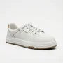 Женские белые кожаные кеды на платформе Allse Lonza 206754 23276 White-Beige 6158