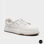 Женские белые кожаные кеды на платформе Allse Lonza 206754 23276 White-Beige 6158