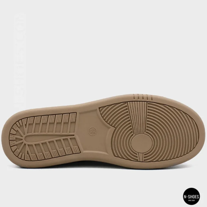 Женские белые кожаные кеды на платформе Allse Lonza 206754 23276 White-Beige 6158