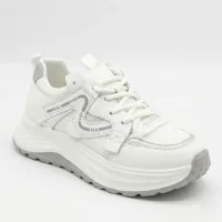 Жіночі білі кросівки Allsy 206898 yr10-1 Lonza white-grey 6162 у стилі Chunky Sneakers