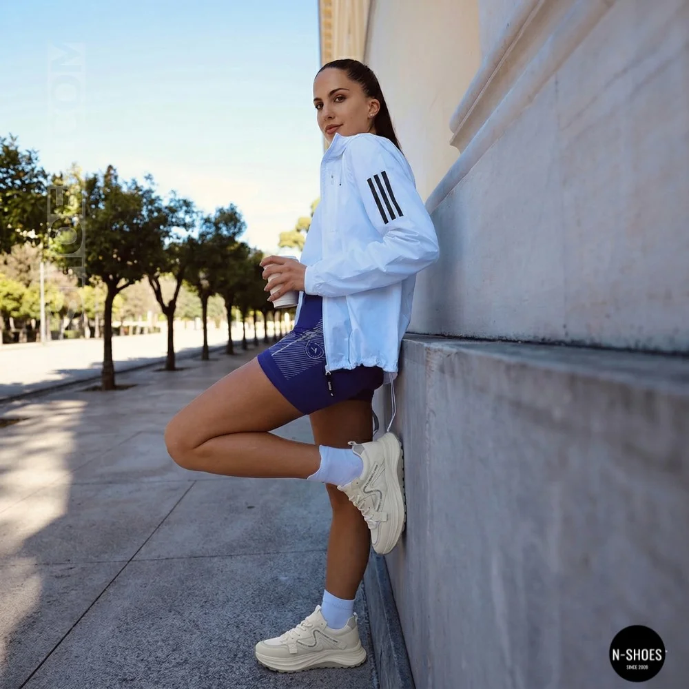 Allsy Lonza 206898 yr10-1 Women’s Sneakers in White-Grey