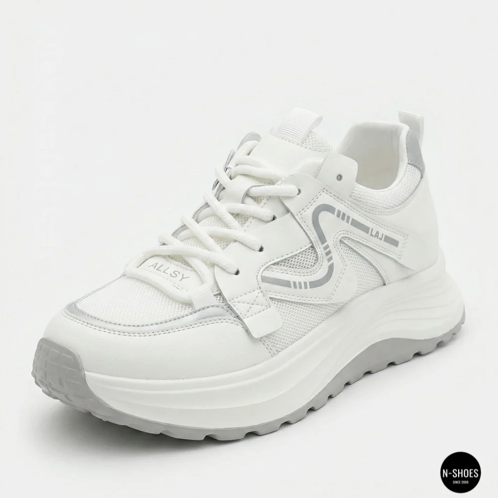 Allsy Lonza 206898 yr10-1 Women’s Sneakers in White-Grey