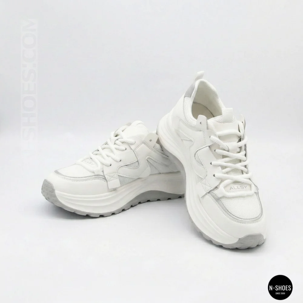 Allsy Lonza 206898 yr10-1 Women’s Sneakers in White-Grey