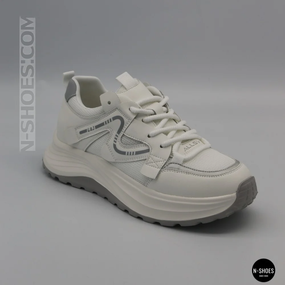 Allsy Lonza 206898 yr10-1 Women’s Sneakers in White-Grey