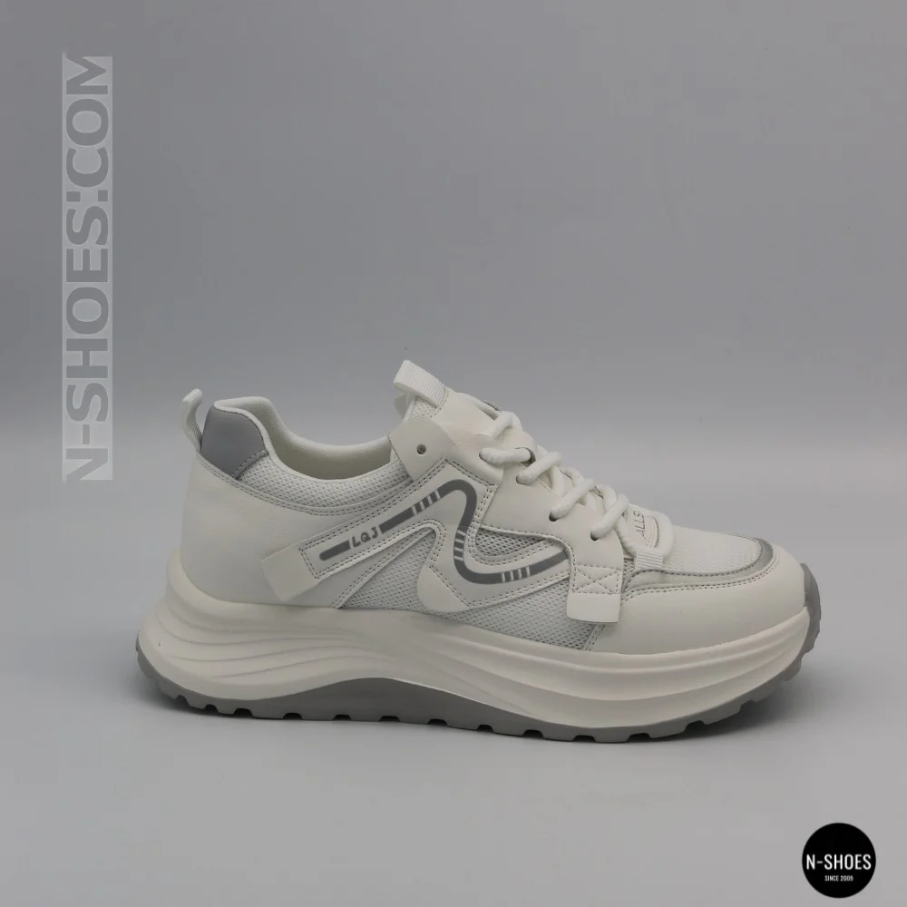 Allsy Lonza 206898 yr10-1 Women’s Sneakers in White-Grey
