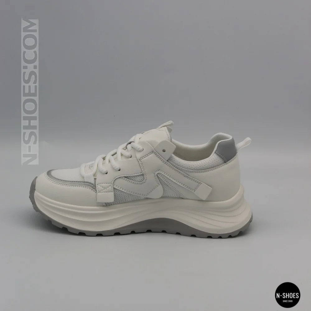 Allsy Lonza 206898 yr10-1 Women’s Sneakers in White-Grey