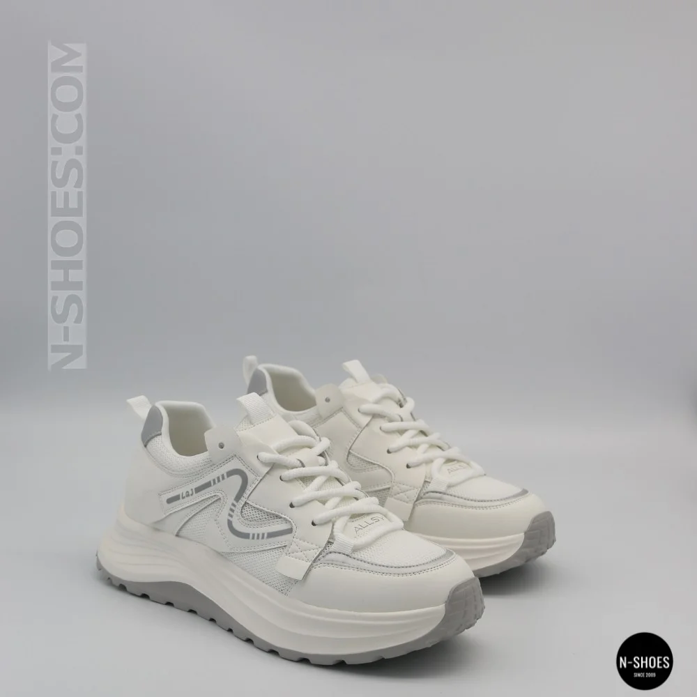 Allsy Lonza 206898 yr10-1 Women’s Sneakers in White-Grey
