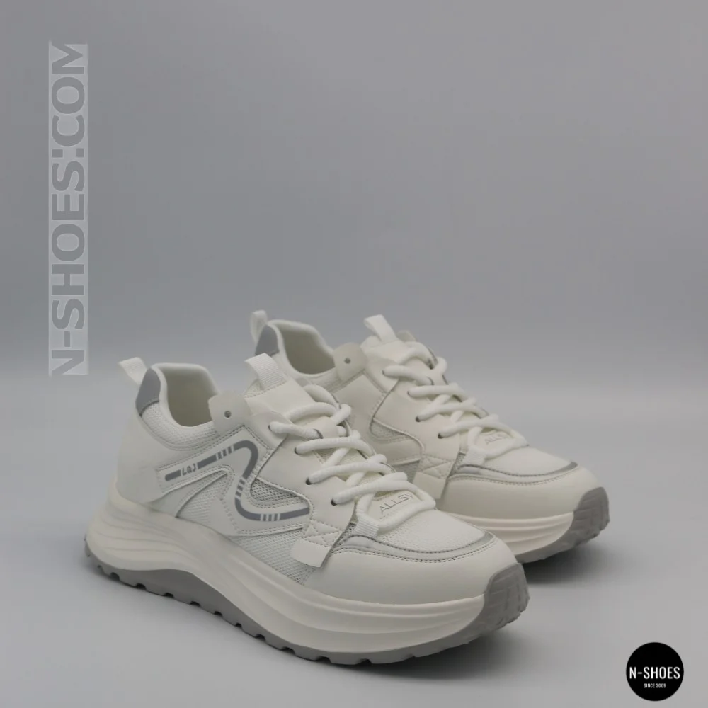 Allsy Lonza 206898 yr10-1 Women’s Sneakers in White-Grey