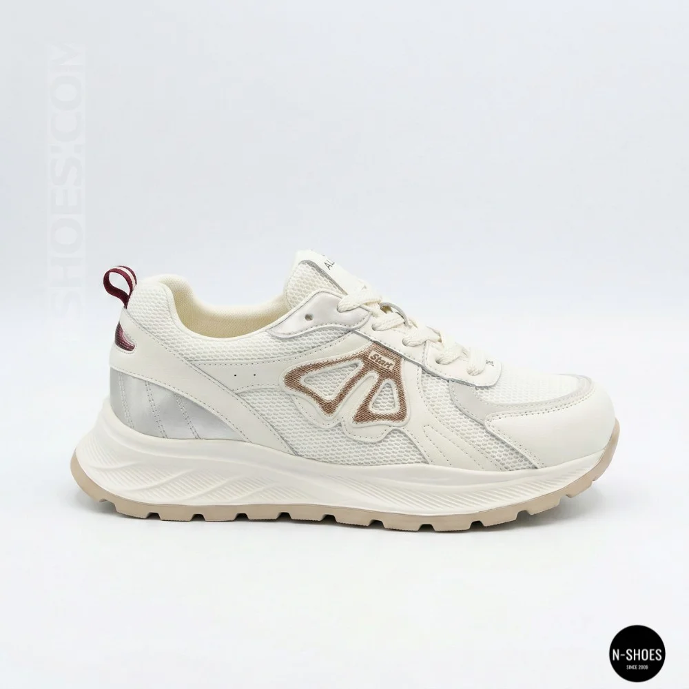 Women's Beige Sneakers Allsy 207032 yr18-3 Lonza Axel Arigato Style