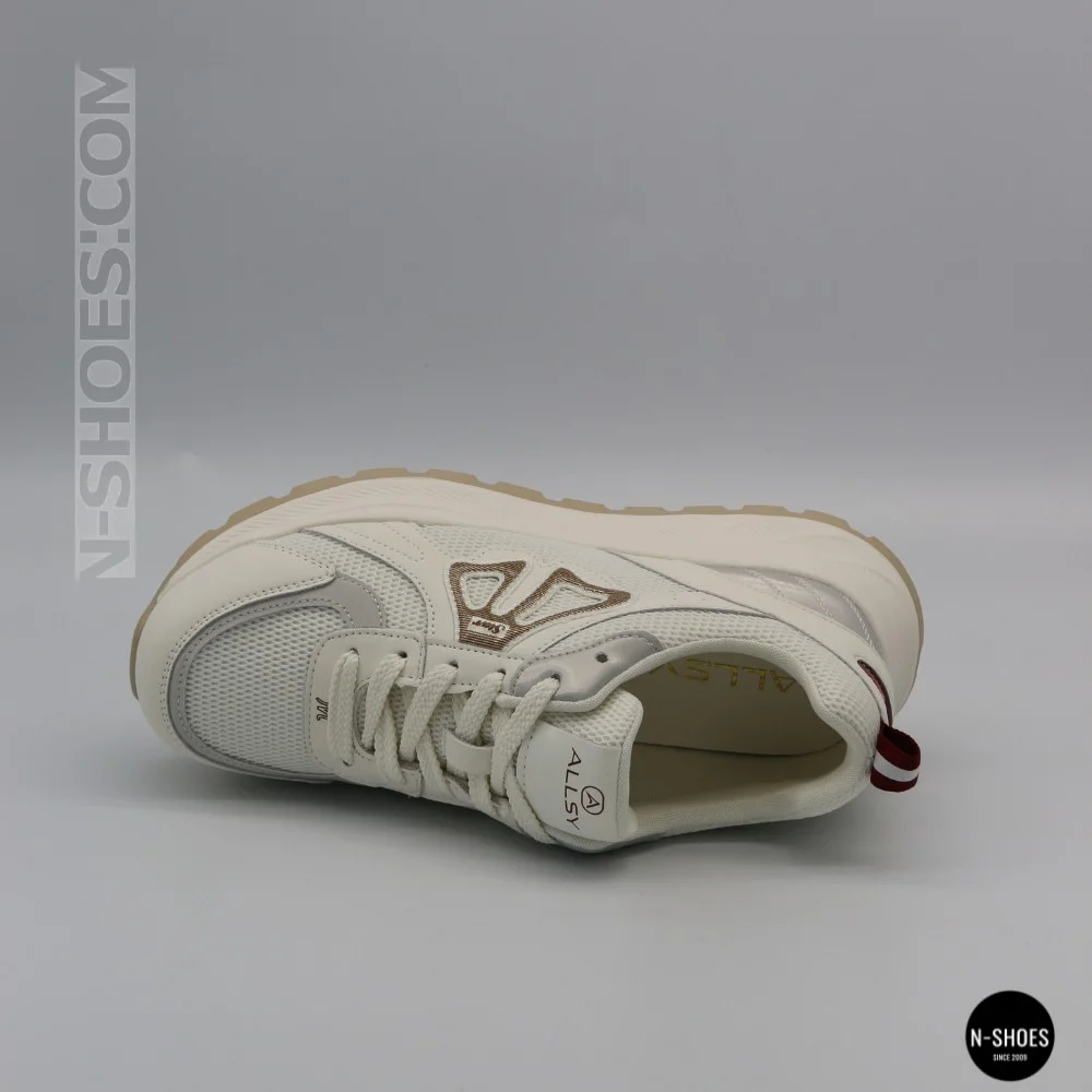 Women's Beige Sneakers Allsy 207032 yr18-3 Lonza Axel Arigato Style