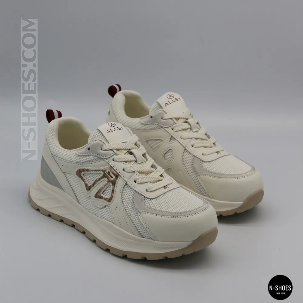 Women's Beige Sneakers Allsy 207032 yr18-3 Lonza Axel Arigato Style