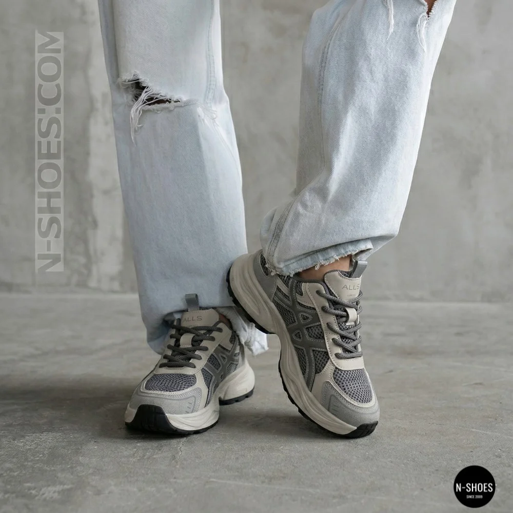 Allsy Lonza 208433 tt-105 Grey 6164 Sneakers (GEL-Kayano 14 Style)