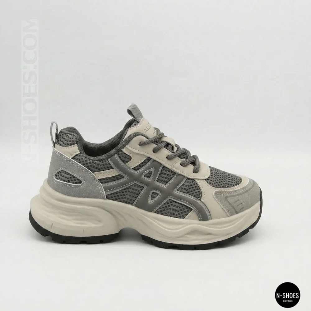 Allsy Lonza 208433 tt-105 Grey 6164 Sneakers (GEL-Kayano 14 Style)