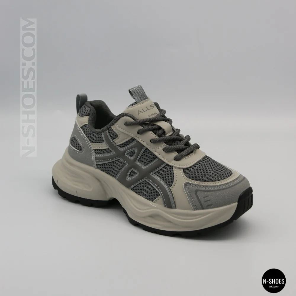 Allsy Lonza 208433 tt-105 Grey 6164 Sneakers (GEL-Kayano 14 Style)