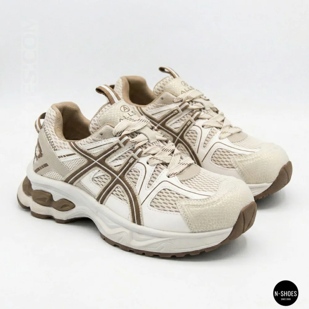 Women's Beige Sneakers Allsy 209789 t25675 Lonza beige 6165