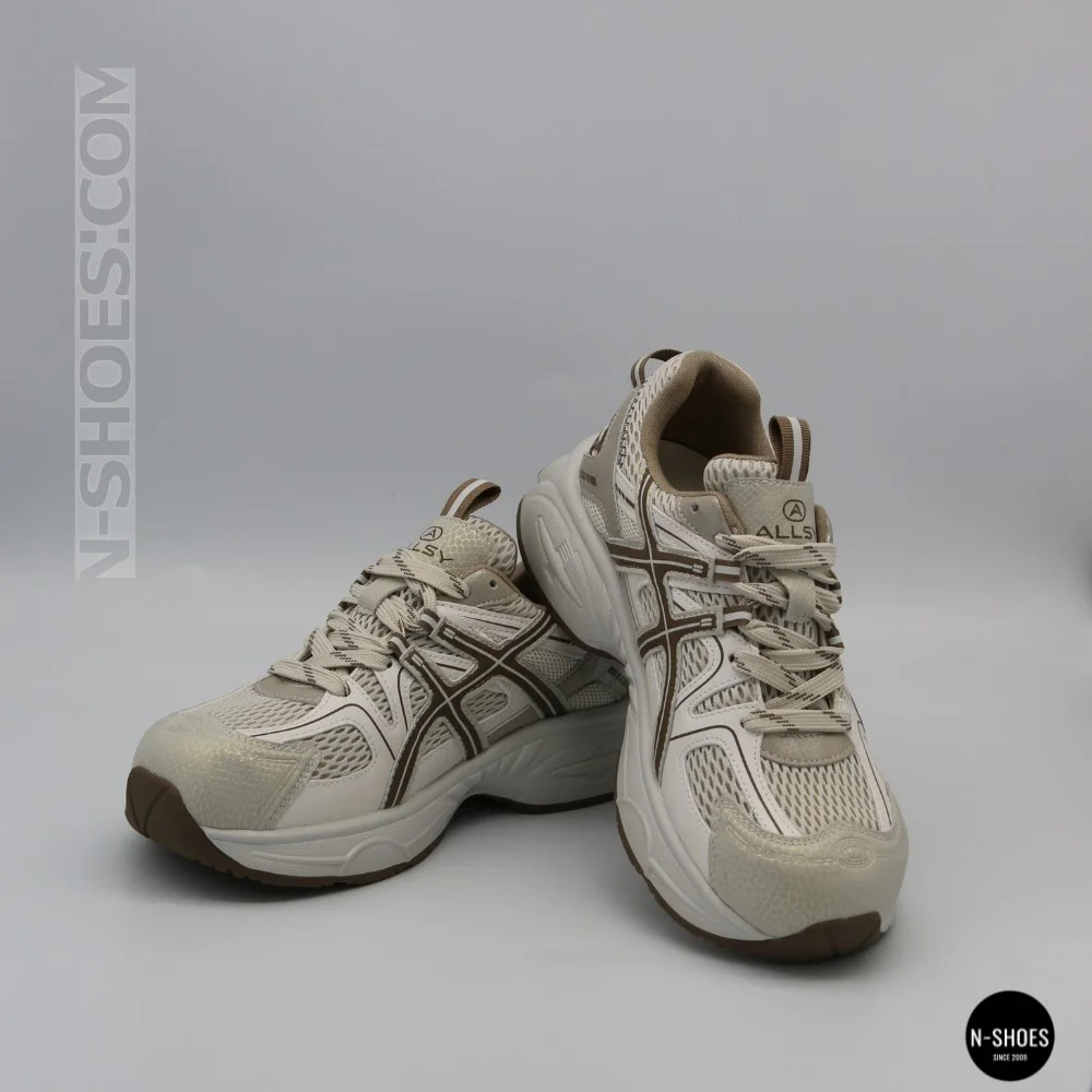 Women's Beige Sneakers Allsy 209789 t25675 Lonza beige 6165