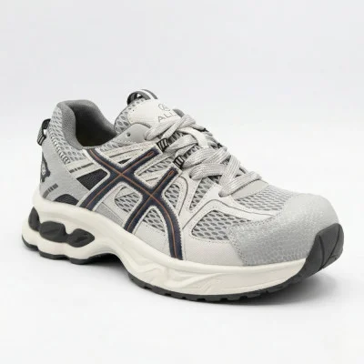 Женские серые кроссовки Allsy 209784 Lonza 212533 t25675 grey 6166 в стиле ASICS GEL-Sonoma 15-50