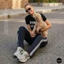 Жіночі сірі кросівки Allsy 209784 t25675 Lonza 212533 grey 6166 у стилі ASICS GEL