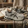 Жіночі сірі кросівки Allsy 209784 t25675 Lonza 212533 grey 6166 у стилі ASICS GEL