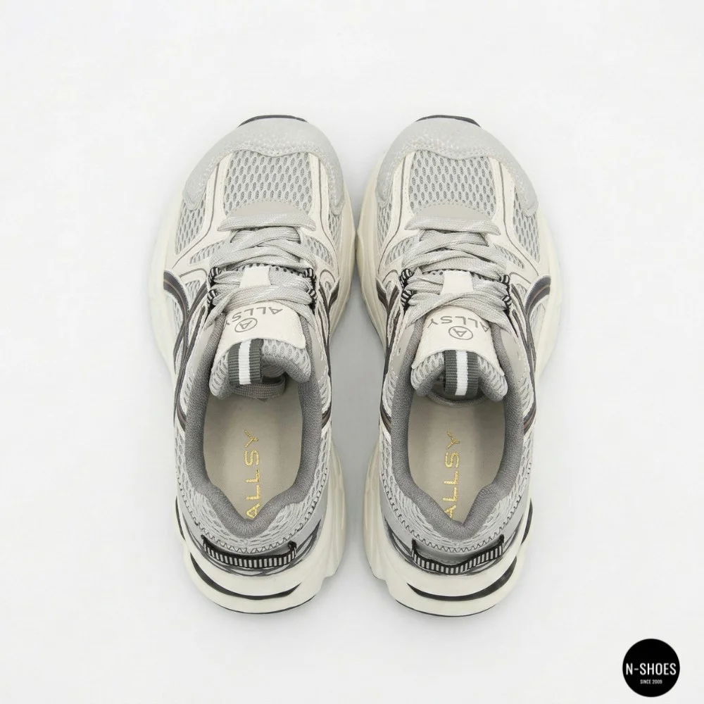 Жіночі сірі кросівки Allsy 209784 t25675 Lonza 212533 grey 6166 у стилі ASICS GEL